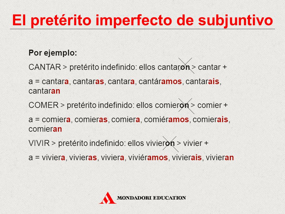 el+imperfecto+del+subjuntivo+comer